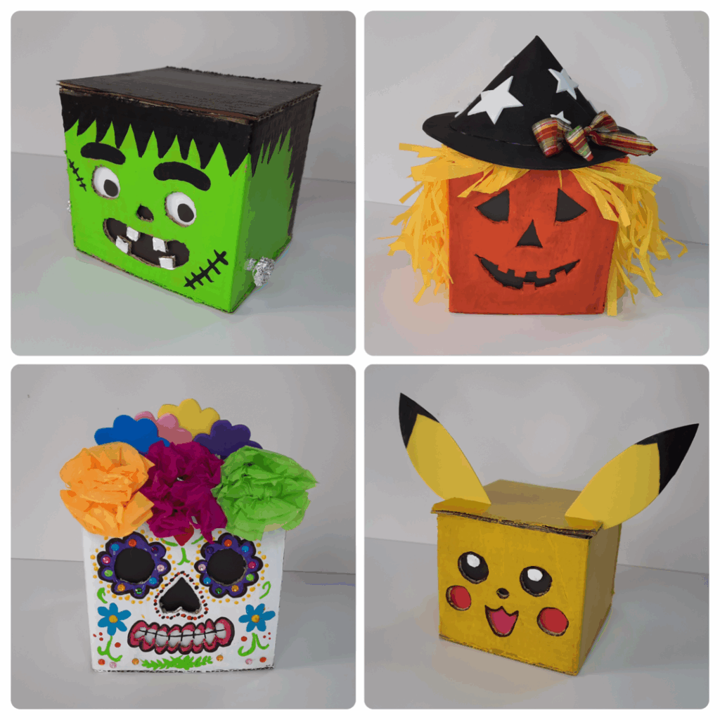 CALABAZAS O CAJAS DE LUZ HALLOWEEN