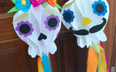 🎨 CALAVERAS DE PAPEL: UNA DECORACIÓN COLORIDA Y ALEGRE PARA HALLOWEEN