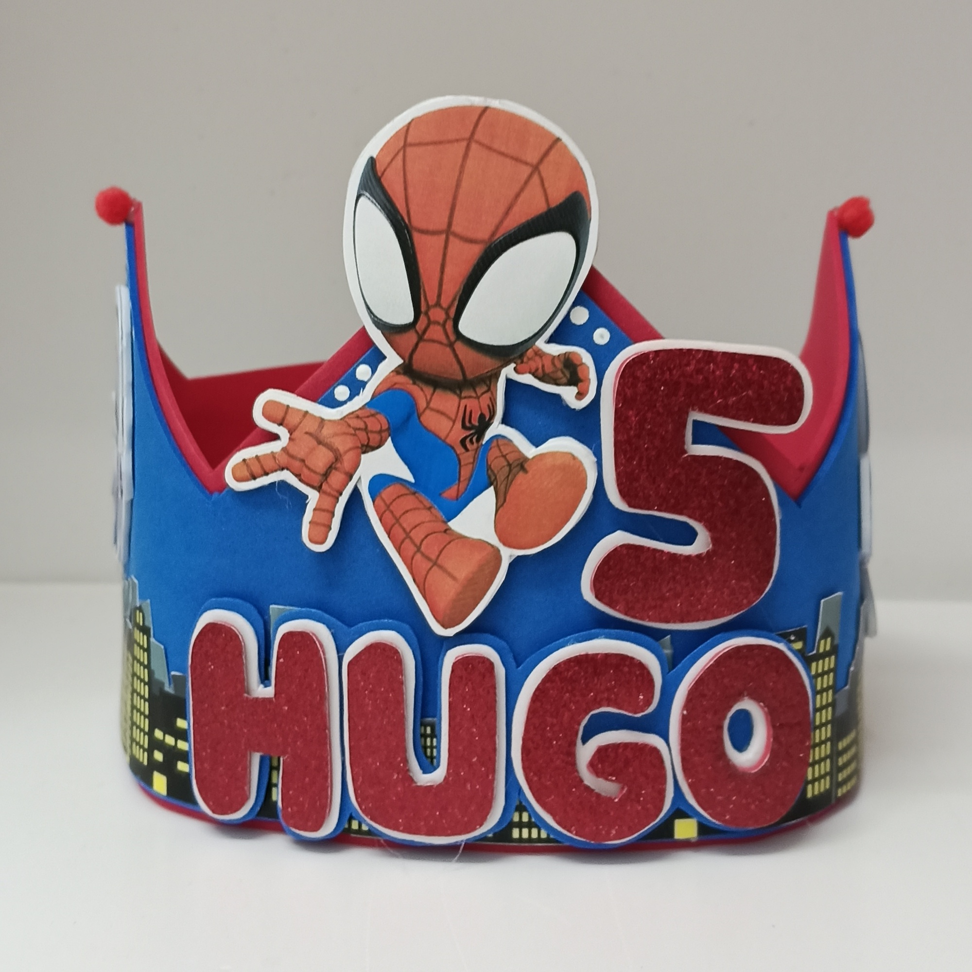 corona goma eva - spidey (1)