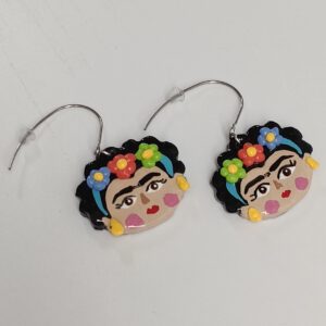 pendientes Fida Kahlo - nº1 (2)