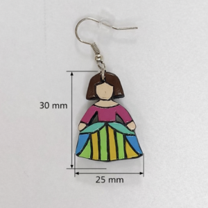 pendientes meninas con arte - nº2 (1)