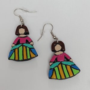 pendientes meninas con arte - nº2 (4)