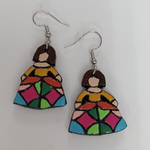 pendientes meninas con arte - nº3 (1)