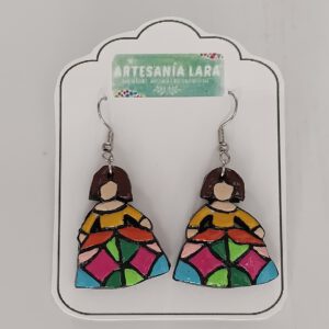 pendientes meninas con arte - nº3 (4)