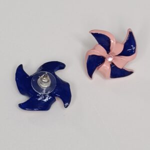pendientes molinillos cortos - rosa y azul (7)